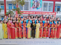 Tập thể giáo viên trường mầm non thị trấn Chi Nê